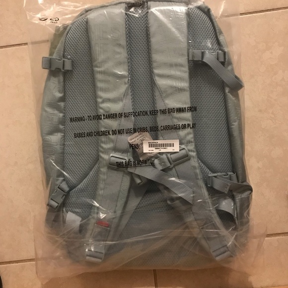 ice blue supreme backpack